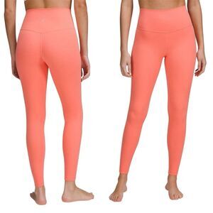 Lululemon Align HR Pant 28" Raspberry Cream Double Layer Aligned Leggings.Sz 14